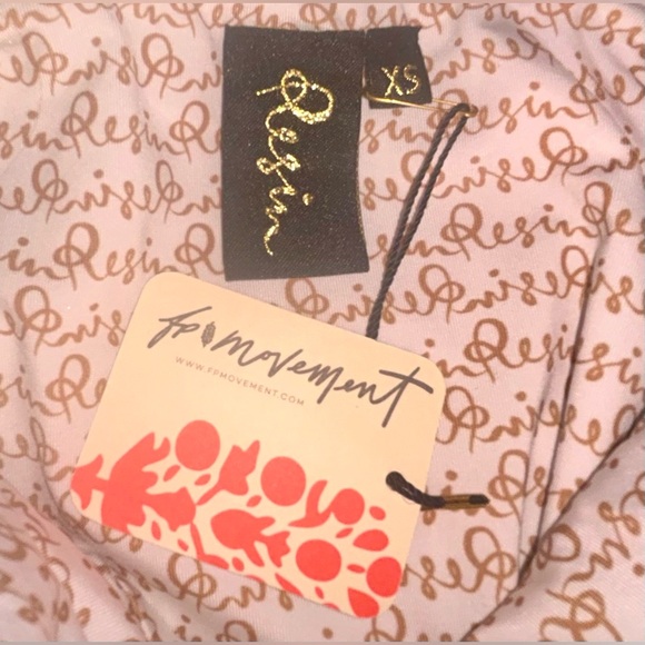 Free People Movemet Resin Obsidian Tie-Front Paisley One-Piece Swimsuit - Picture 7 of 9